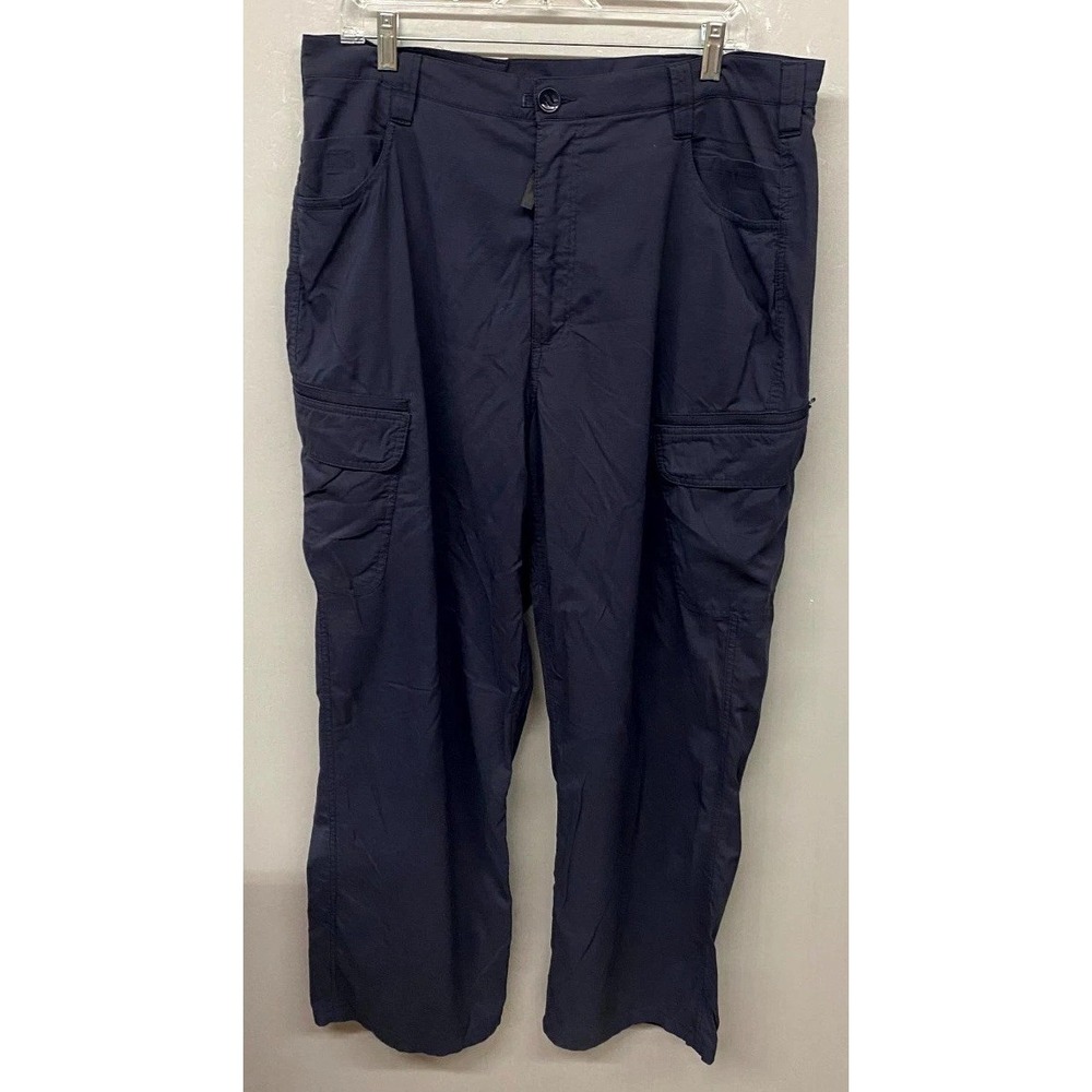 Propper Ripstop Cargo Pants Women 14 Blue Relaxed Fit Straight Leg Everyday Wear
